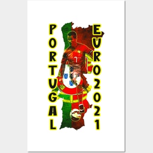 portugal euro 2021 Posters and Art